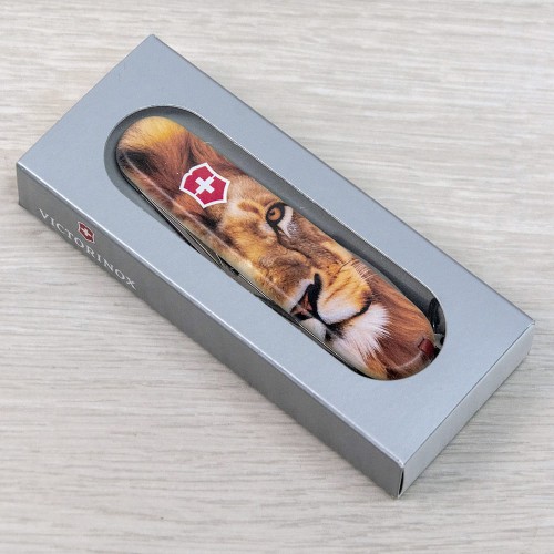 Ножи и мультитулы Victorinox Швейцарский складной нож 91мм Victorinox SPARTAN ANIMAL 1.3603.7.F1010pw