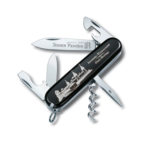 Ножі та мультитули Victorinox Складаний ніж Victorinox SPARTAN UKRAINE CASTLE 1.3603.3_M0200r