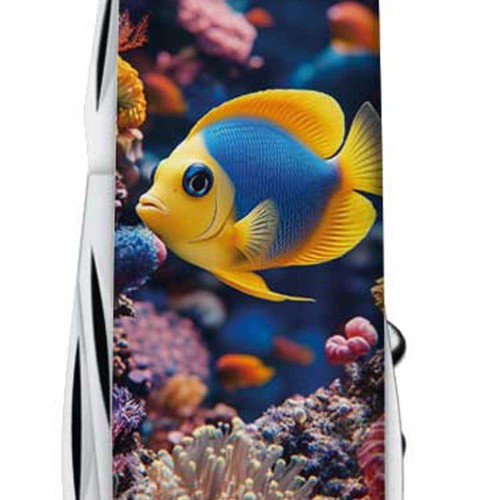 Ножі та мультитули Victorinox Складаний ніж Victorinox SPARTAN DESIGN Коралова рибка 1.3603.R2010pk