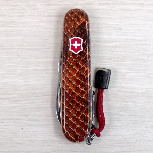 Ножи и мультитулы Victorinox Швейцарский складной нож 91мм Victorinox SPARTAN DESIGN 1.3603.R2210pk