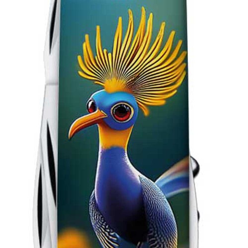 Ножі та мультитули Victorinox Складаний ніж Victorinox SPARTAN DESIGN Райська синя пташка 1.3603.3.R2090pk