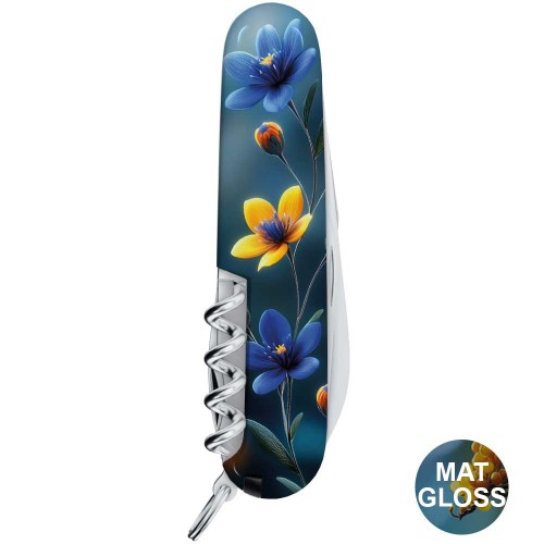 Ножі та мультитули Victorinox Складаний ніж Victorinox SPARTAN DESIGN Райська синя пташка 1.3603.3.R2090pk