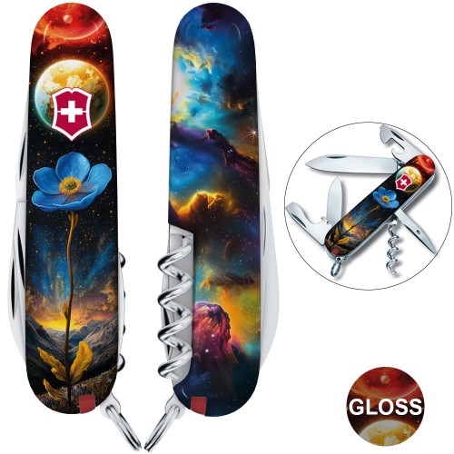 Ножі та мультитули Victorinox Складаний ніж Victorinox SPARTAN DESIGN Зоряна квітка 1.3603.3.R2050pk
