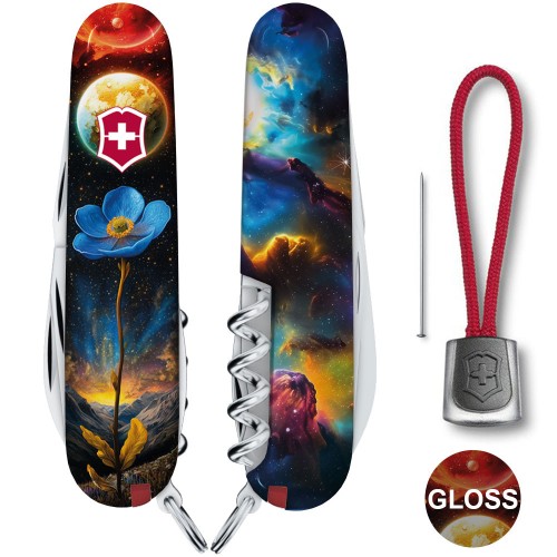 Ножі та мультитули Victorinox Складаний ніж Victorinox SPARTAN DESIGN Зоряна квітка 1.3603.3.R2050pk