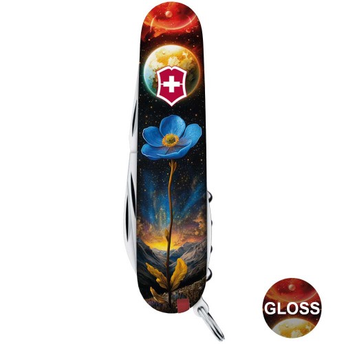 Ножі та мультитули Victorinox Складаний ніж Victorinox SPARTAN DESIGN Зоряна квітка 1.3603.3.R2050pk
