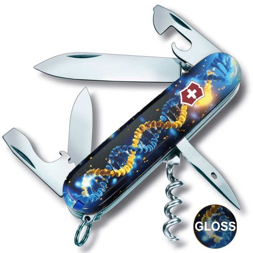 Ножі та мультитули Victorinox Складаний ніж Victorinox SPARTAN UKRAINE ДНК Українця 1.3603.3.T3270pw