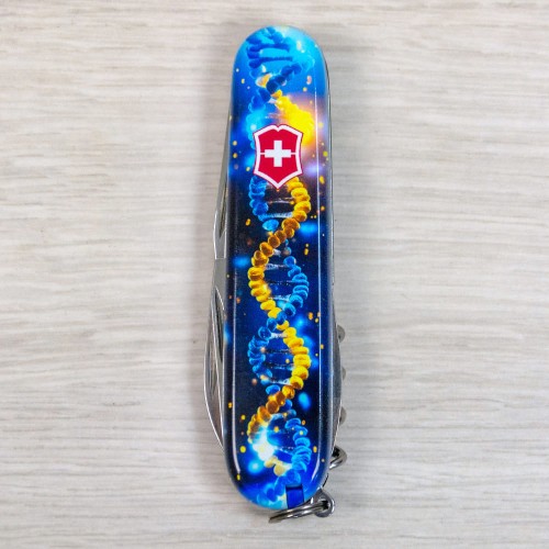 Ножі та мультитули Victorinox Складаний ніж Victorinox SPARTAN UKRAINE ДНК Українця 1.3603.3.T3270pw