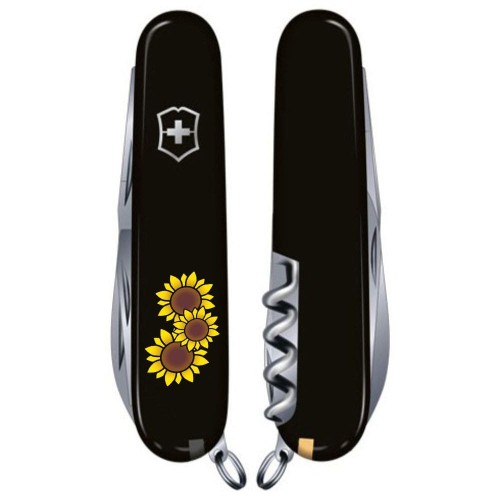 Ножі та мультитули Victorinox Складаний ніж Victorinox SPARTAN UKRAINE Соняшники 1.3603.3_T1340u