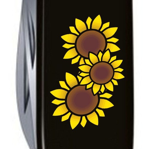 Ножі та мультитули Victorinox Складаний ніж Victorinox SPARTAN UKRAINE Соняшники 1.3603.3_T1340u