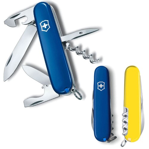 Ножи и мультитулы Victorinox Швейцарский складной нож Victorinox SPARTAN UKRAINE 1.3603.2.8