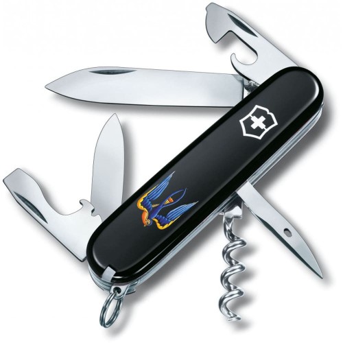 Ножи и мультитулы Victorinox Швейцарский складной нож 91мм Victorinox SPARTAN UKRAINE 1.3603.3_T1230u