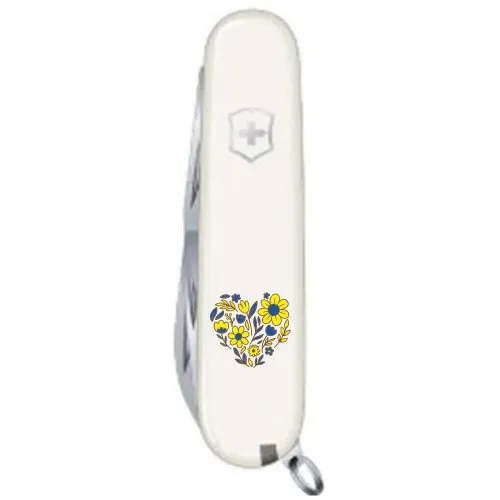 Ножи и мультитулы Victorinox Швейцарский складной нож 91мм Victorinox SPARTAN UKRAINE 1.3603.7_T1247u