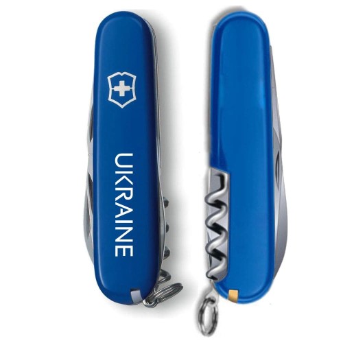 Ножи и мультитулы Victorinox Складаний ніж Victorinox SPARTAN UKRAINE Ukraine біл. 1.3603.2_T0140u
