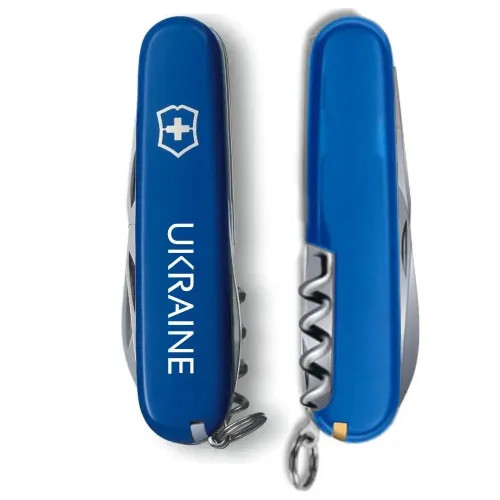 Ножі та мультитули Victorinox Складаний ніж Victorinox SPARTAN UKRAINE Ukraine біл. 1.3603.2_T0140u