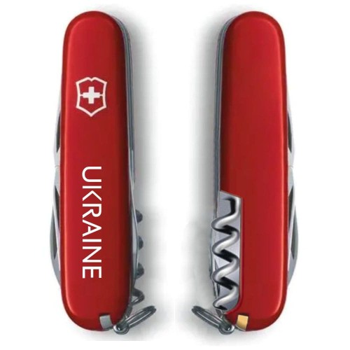 Ножі та мультитули Victorinox Складаний ніж Victorinox SPARTAN UKRAINE Ukraine біл. 1.3603_T0140u