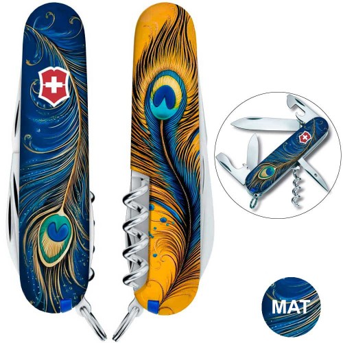 Ножи и мультитулы Victorinox Швейцарский складной нож 91мм Victorinox SPARTAN UKRAINE 1.3603.3.T3150pw