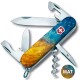 Ножи и мультитулы Victorinox Швейцарский складной нож 91мм Victorinox SPARTAN UKRAINE 1.3603.7.T3160pw