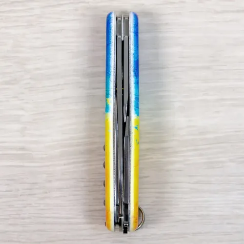 Ножі та мультитули Victorinox Складаний ніж Victorinox SPARTAN UKRAINE Жовто-синій малюнок 1.3603.7.T3100pw