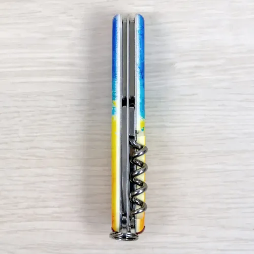 Ножі та мультитули Victorinox Складаний ніж Victorinox SPARTAN UKRAINE Жовто-синій малюнок 1.3603.7.T3100pw