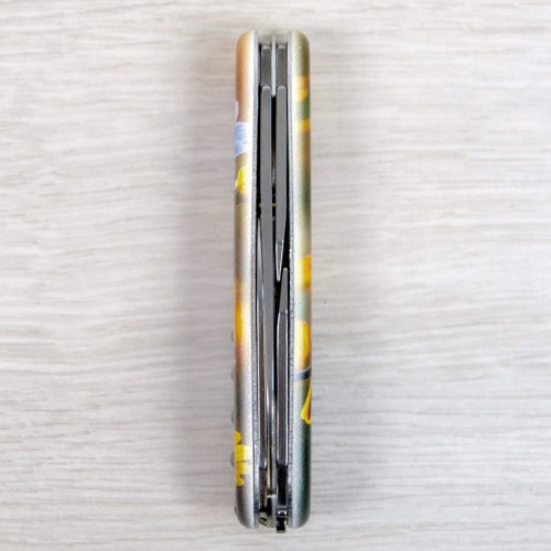 Ножи и мультитулы Victorinox Швейцарский складной нож 91мм Victorinox SPARTAN UKRAINE 1.3603.7.T3170pw