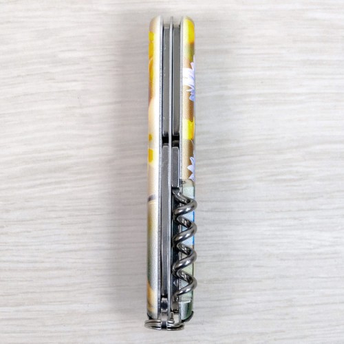 Ножи и мультитулы Victorinox Швейцарский складной нож 91мм Victorinox SPARTAN UKRAINE 1.3603.7.T3170pw