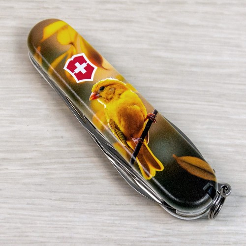 Ножи и мультитулы Victorinox Швейцарский складной нож 91мм Victorinox SPARTAN UKRAINE 1.3603.7.T3170pw
