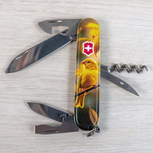 Ножи и мультитулы Victorinox Швейцарский складной нож 91мм Victorinox SPARTAN UKRAINE 1.3603.7.T3170pw