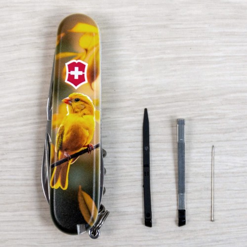 Ножи и мультитулы Victorinox Швейцарский складной нож 91мм Victorinox SPARTAN UKRAINE 1.3603.7.T3170pw