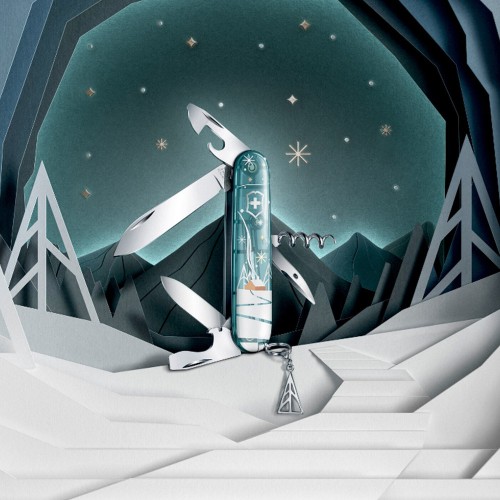 Ножи и мультитулы Victorinox Лимитированный швейцарский нож Victorinox SPARTAN Winter Magic LE 2024 1.3603.T21E1