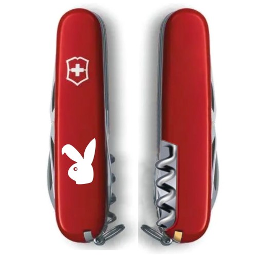 Ножі та мультитули Victorinox Складаний ніж Victorinox SPARTAN ZODIAC Бойовий Кролик білий 1.3603_Z2020u