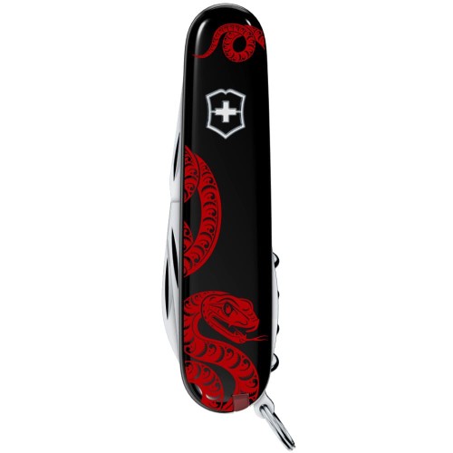 Ножи и мультитулы Victorinox Швейцарский складной нож 91мм Victorinox SPARTAN ZODIAC Красная змея 1.3603.3.Z4361u