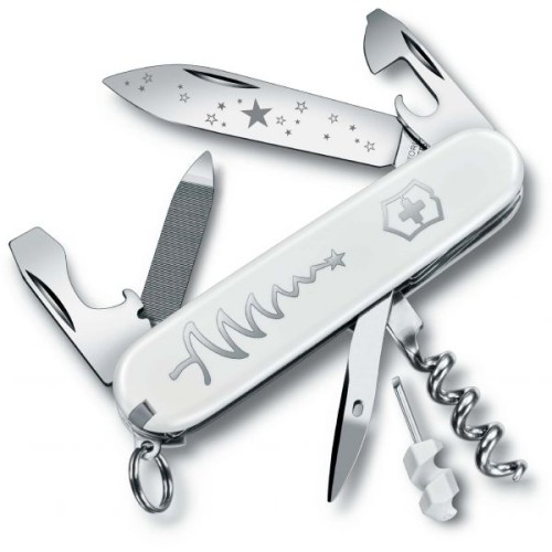 Ножі та мультитули Victorinox Складаний ніж Victorinox SPORTSMAN White Christmas 0.3804.77