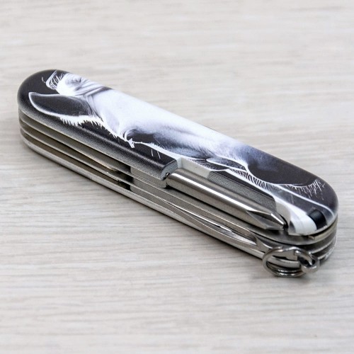 Ножи и мультитулы Victorinox Швейцарский складной нож 91мм Victorinox SUPER TINKER ANIMAL 1.4703.7.F1090pw