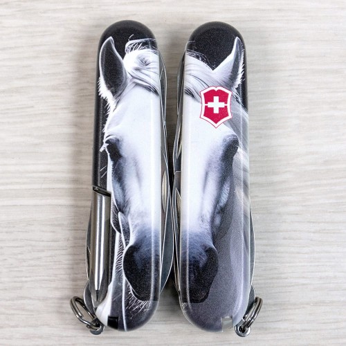 Ножи и мультитулы Victorinox Швейцарский складной нож 91мм Victorinox SUPER TINKER ANIMAL 1.4703.7.F1090pw