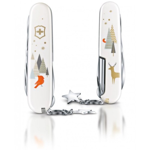 Ножі та мультитули Victorinox Складаний ніж Victorinox SUPER TINKER Winter Magic SE 2019 1.4703.7E1