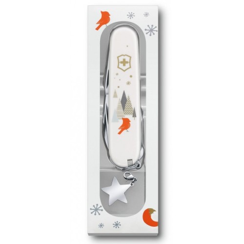 Ножі та мультитули Victorinox Складаний ніж Victorinox SUPER TINKER Winter Magic SE 2019 1.4703.7E1