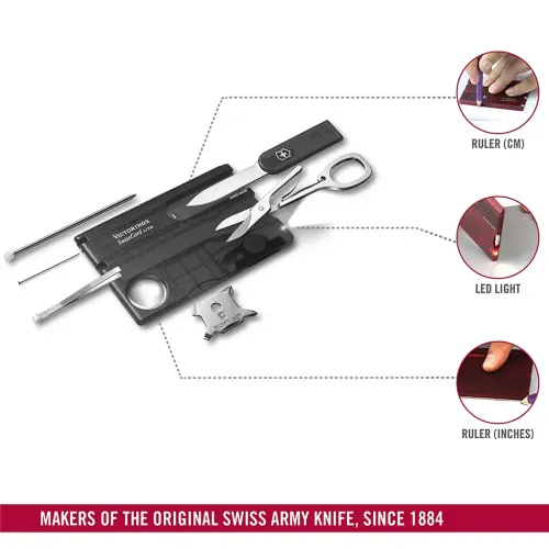 Ножі та мультитули Victorinox Картка-мультитул Victorinox SWISSCARD LITE 0.7333.T3