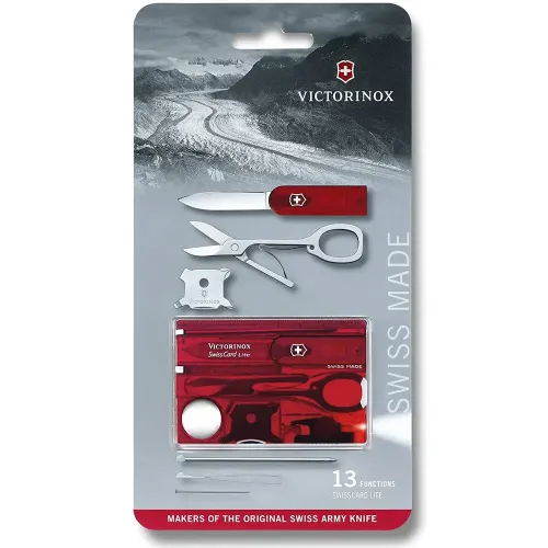 Ножі та мультитули Victorinox Картка-мультитул Victorinox SWISSCARD LITE 0.7300.TB1
