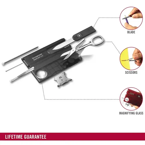 Ножі та мультитули Victorinox Картка-мультитул Victorinox SWISSCARD LITE 0.7333.T3B1