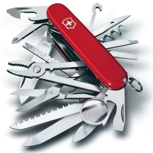 Ножи и мультитулы Victorinox Швейцарский складной нож 91мм Victorinox SWISSCHAMP 1.6795