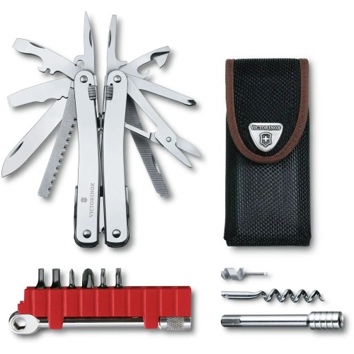 Ножі та мультитули Victorinox Мультитул Victorinox SWISSTOOL SPIRIT X PLUS RATCHET 3.0236.N