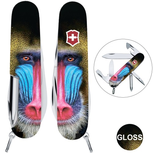 Ножи и мультитулы Victorinox Швейцарский складной нож 91мм Victorinox TINKER ANIMAL 1.4603.3.F1070pw