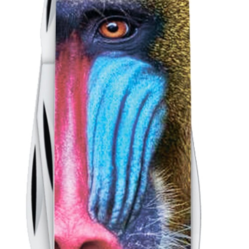 Ножи и мультитулы Victorinox Швейцарский складной нож 91мм Victorinox TINKER ANIMAL 1.4603.3.F1070pw