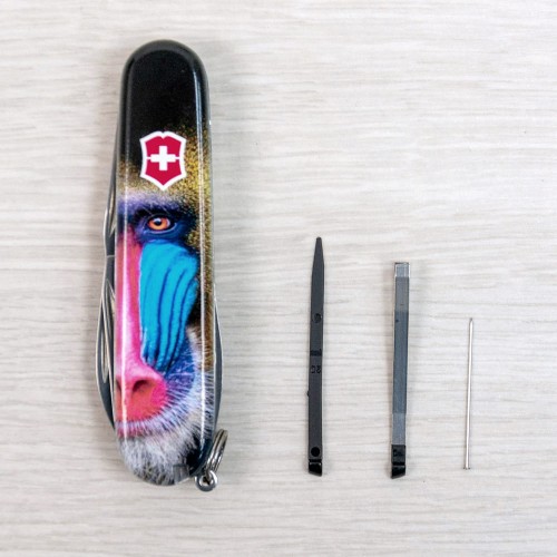 Ножи и мультитулы Victorinox Швейцарский складной нож 91мм Victorinox TINKER ANIMAL 1.4603.3.F1070pw