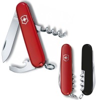 Складаний ніж Victorinox WAITER UKRAINE червоно-чорний 0.3303.1.3