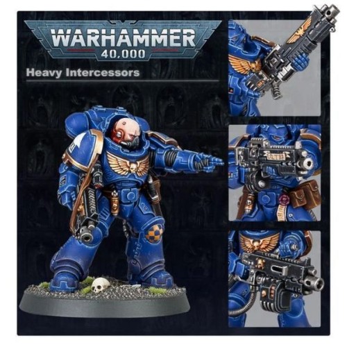 Space Marines Набор миниатюр WARHAMMER 40000: SPACE MARINES - HEAVY INTERCESSORS