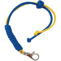 Темляк з карабіном Синьо-Жовтий Темляк з карабіном Синьо-Жовтий