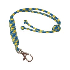 Темляк з карабіном Синьо-Жовтий смугастий