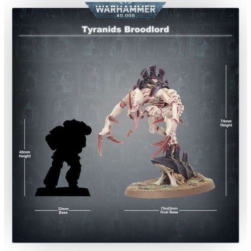 Xenos Мініатюра WARHAMMER 40000: TYRANIDS - BROODLORD_st