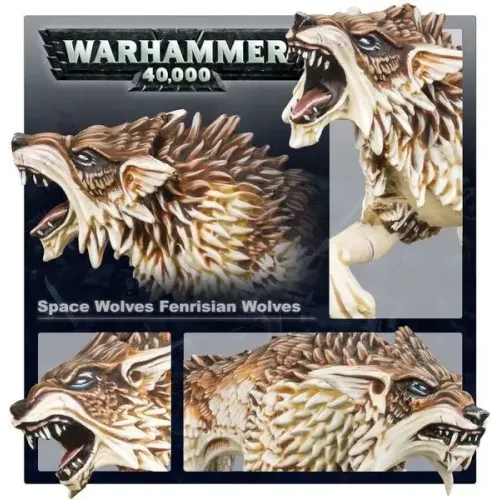Space Wolves Набір мініатюр WARHAMMER 40000: SPACE WOLVES - FENRISIAN WOLVES